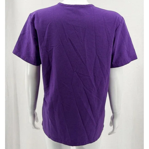 Figs Scrub Shirt Mens Small Purple Leon Three Pocket Technical Collection Doctor - Picture 2 of 7